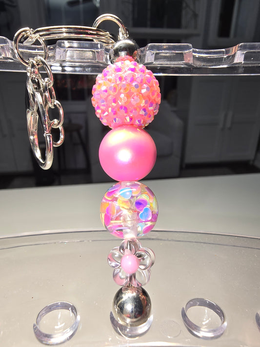 Pink Lady Keychain