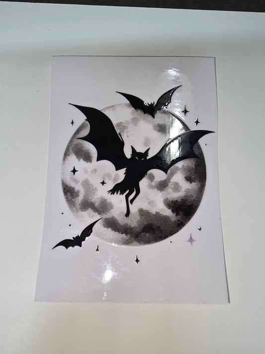 Bat in the moonlight
