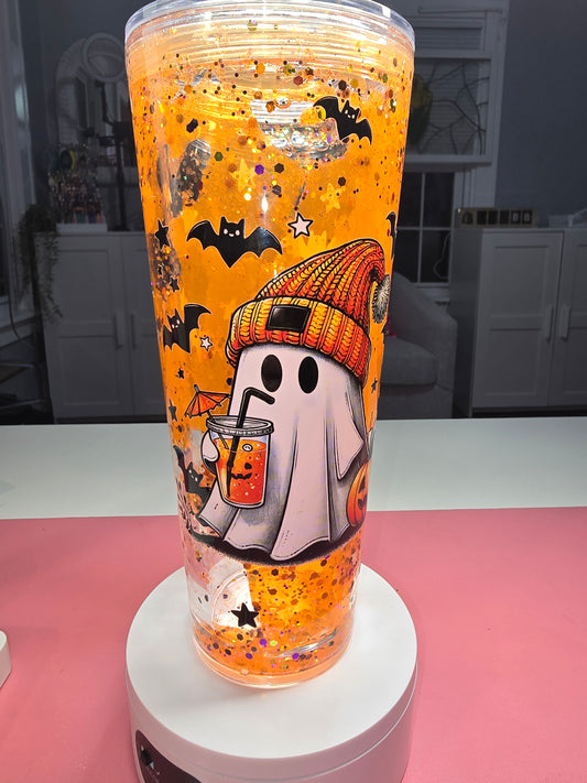 24 oz Cute Ghost Lava Drip