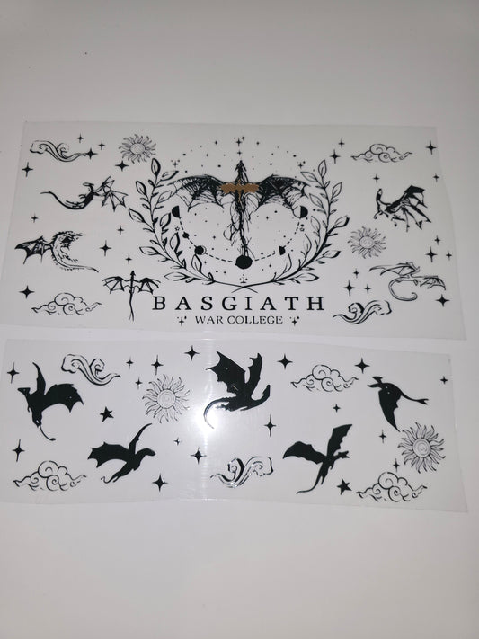 Basgaith War College 40 oz sticker