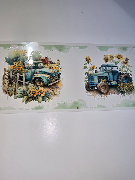 Pickup & Sunflowers