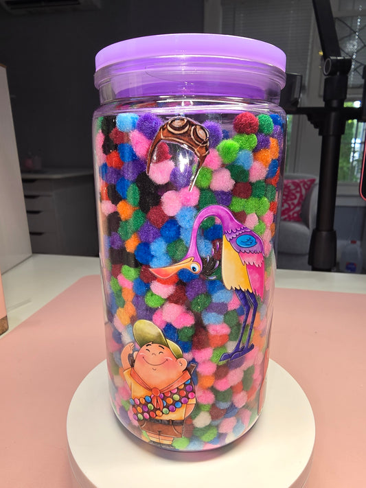 PomPom "UP" 16 oz acrylic cup