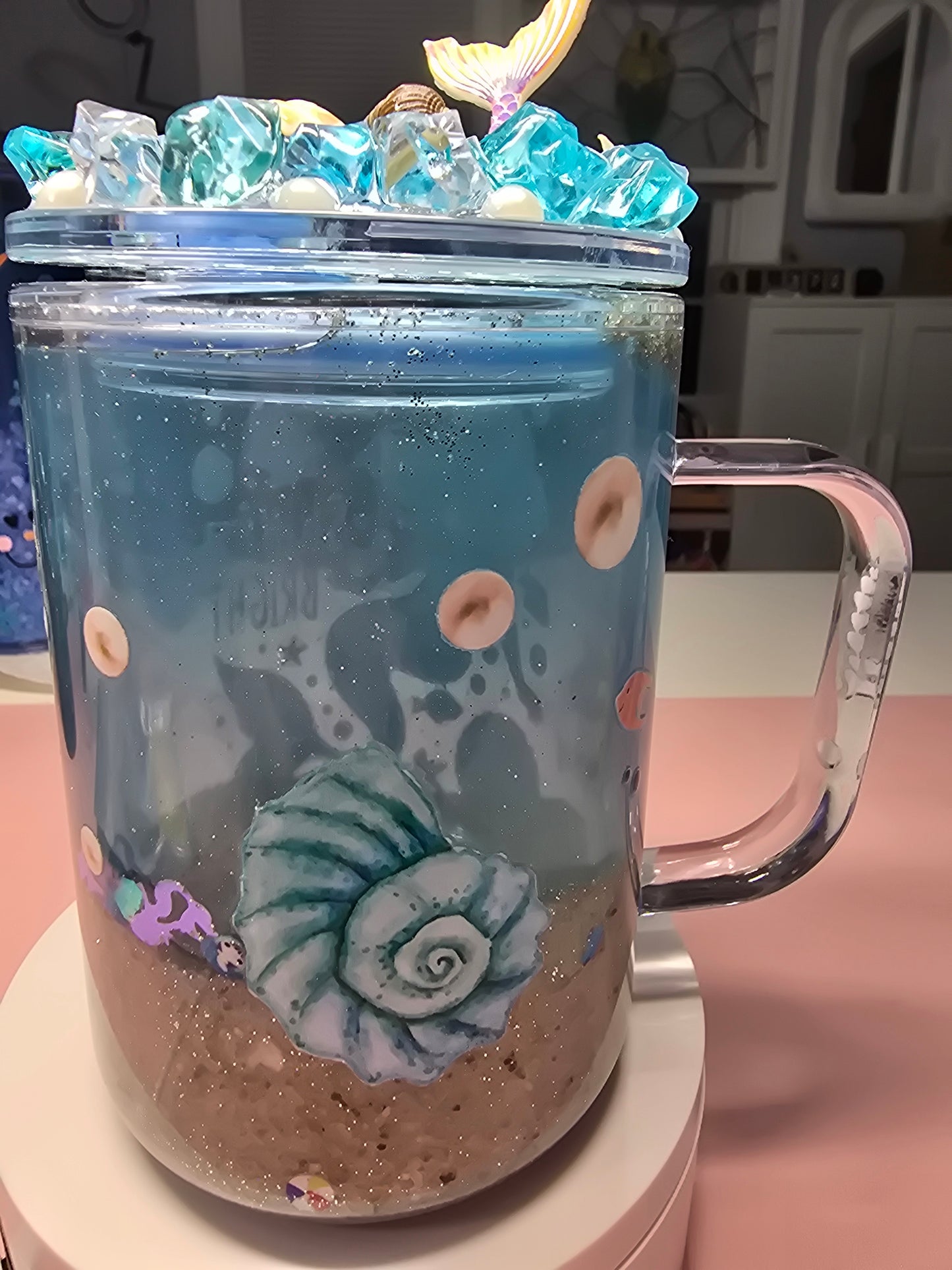 17oz Mermaid Acrylic Beach Cup
