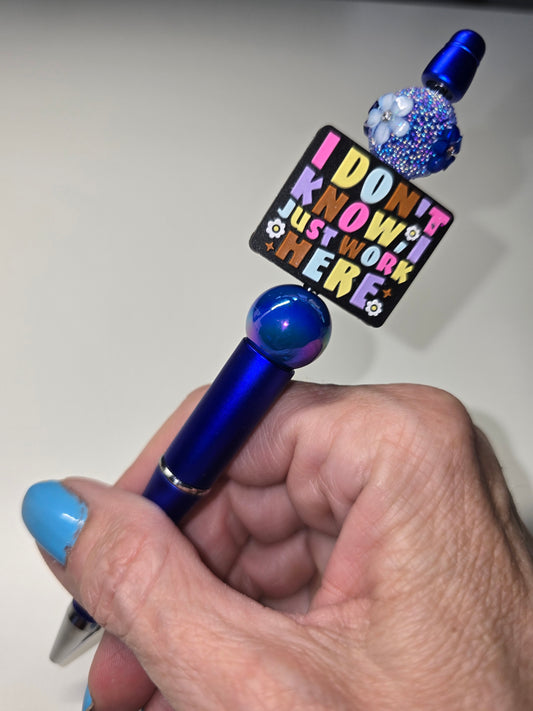 Blue, I don't know, I just work here